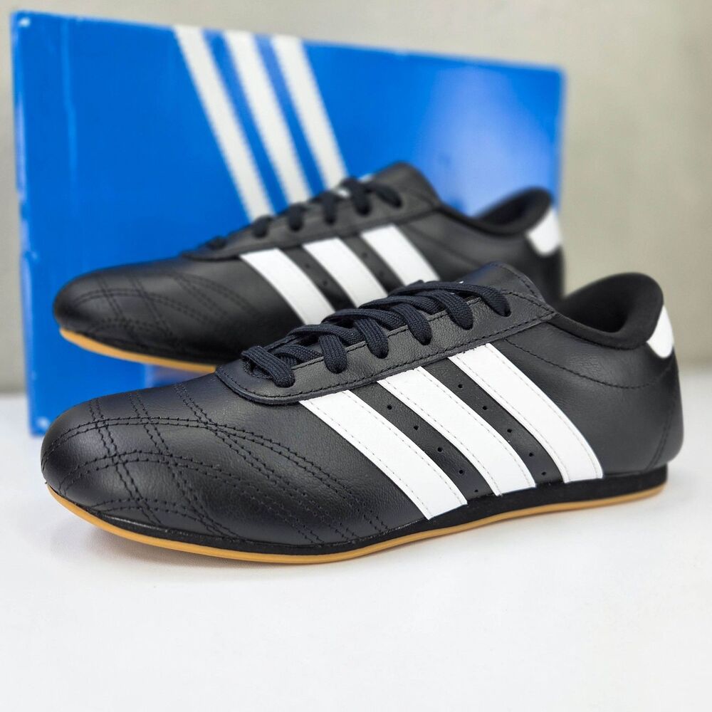 adidas Taekwondo Lace J Black White Gum JR6807 Sz 6.5Y / 7.5W